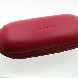 Omega Red Travel Service Storage Watch Case